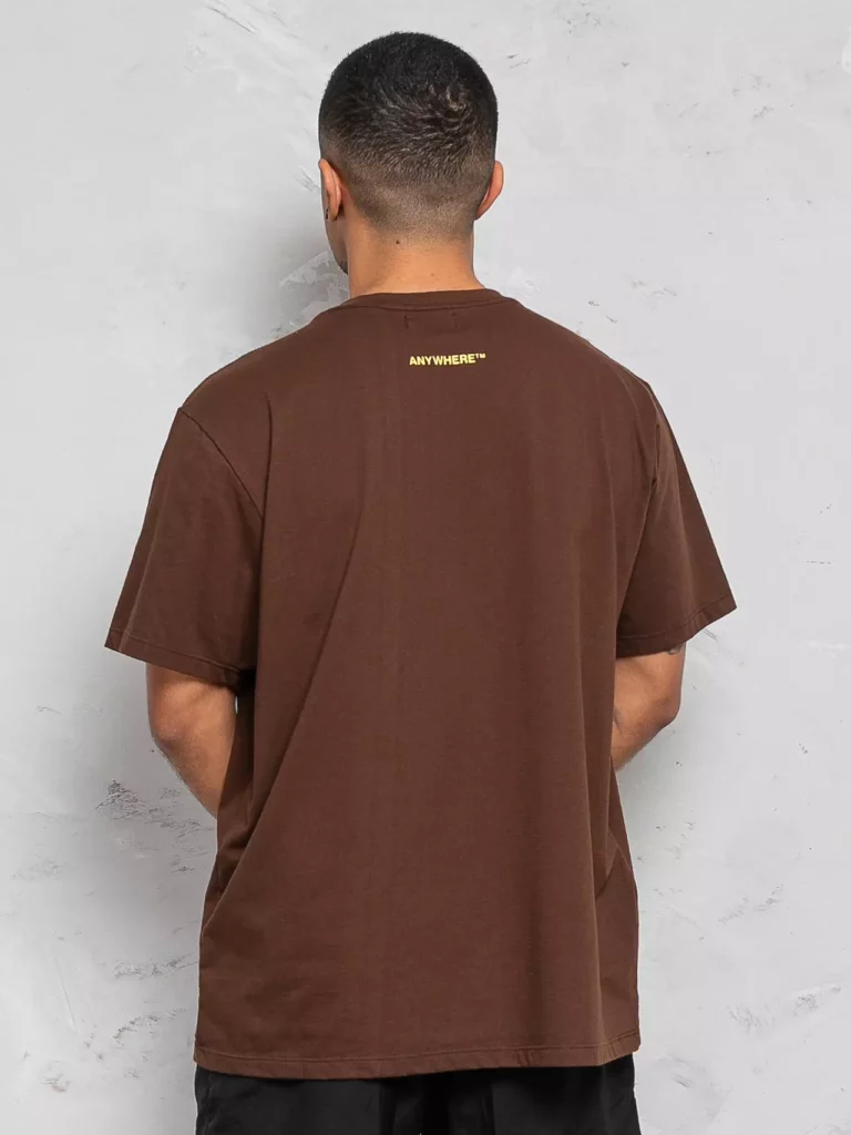 Essential Brown Anywhere Pocket Tee