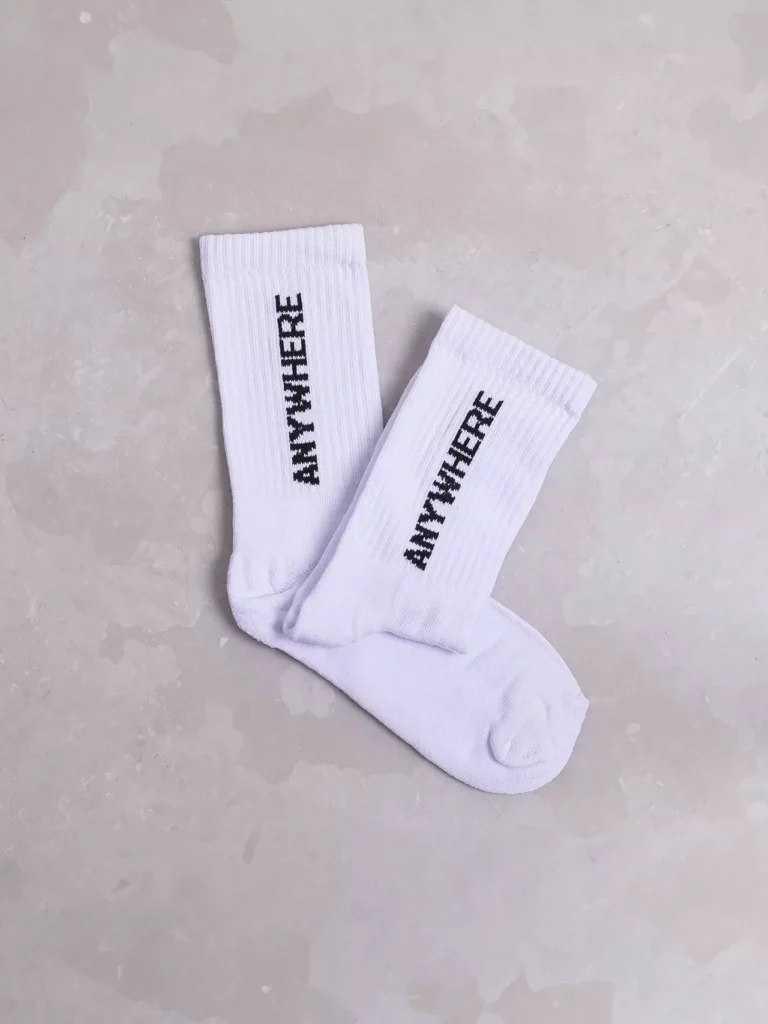Essential White Anywhere Socks